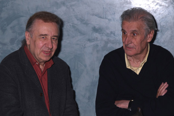 Con José Monleón