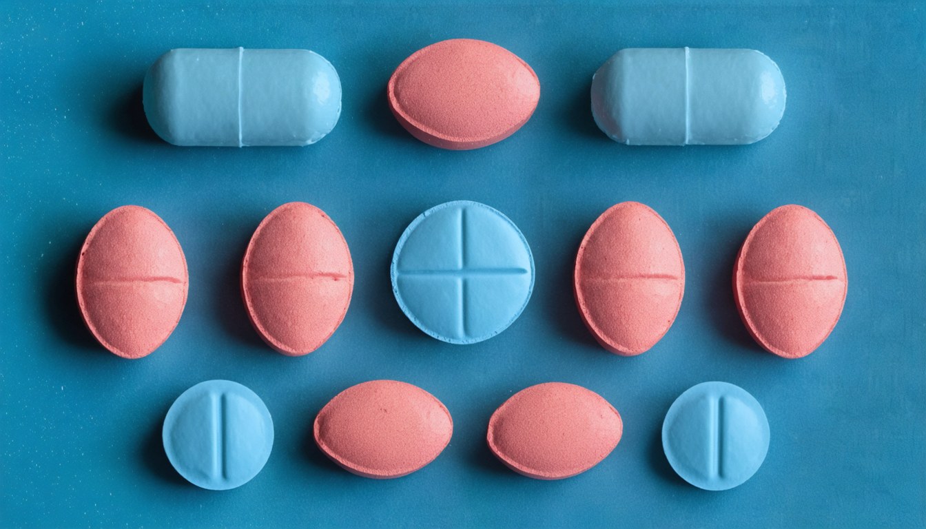 Ilustración médica discreta que representa el recorrido del paciente con disfunción eréctil, desde los síntomas hasta la consulta médica sobre Viagra Super Active